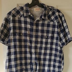 Lucky Brand Men's S/S Western Shirt